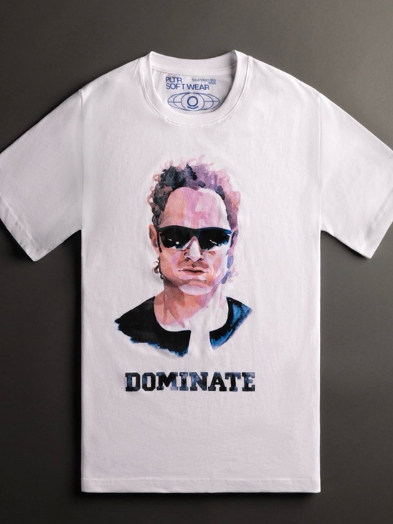 Palantir Alex Karp “Dominate” Graphic Crewneck T-Shirt